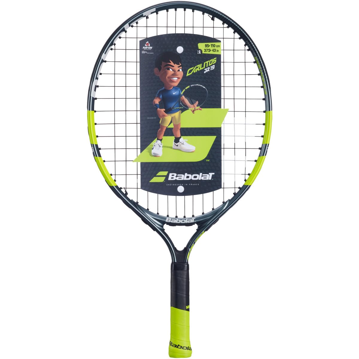 Amazon | Babolat Carlitos ジュニア 19インチ テニスラケット